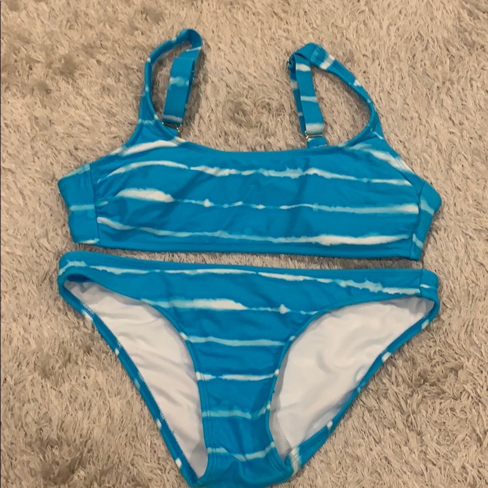 Tie dye bathing suit